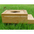 new bamboo rectangular tissue box